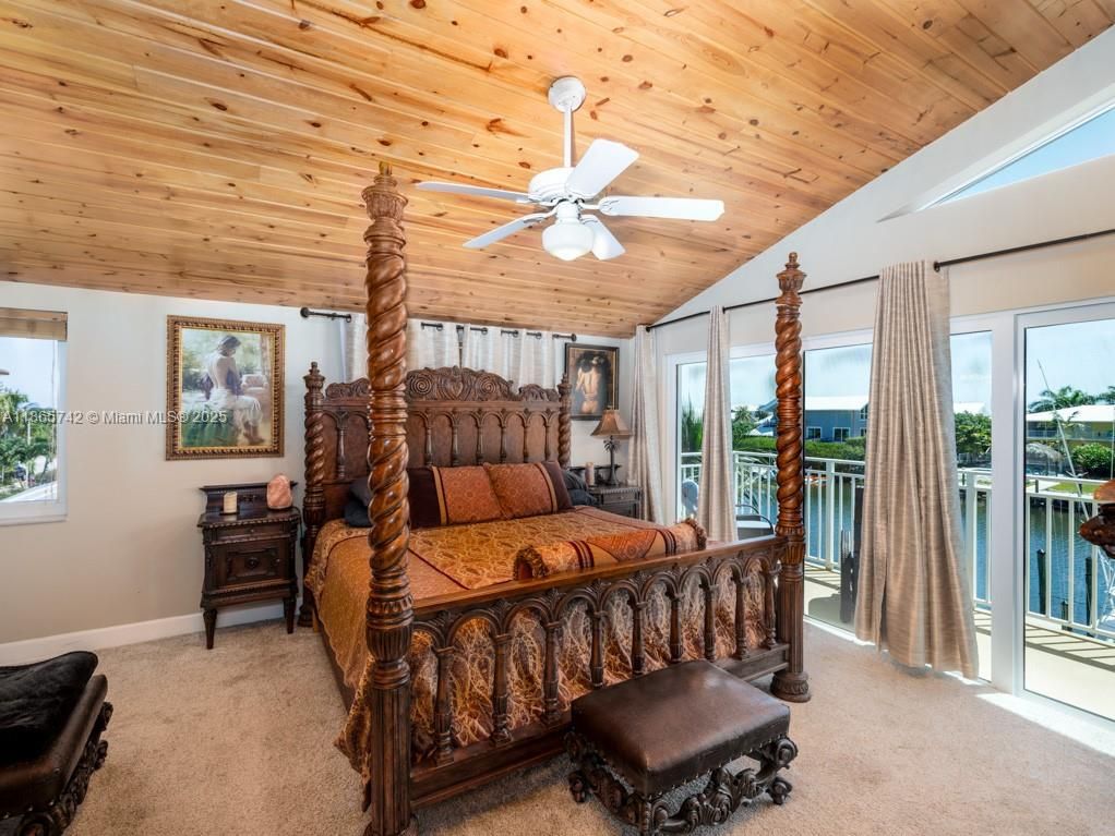 Bedroom, Interior, Wooden Ceilings
