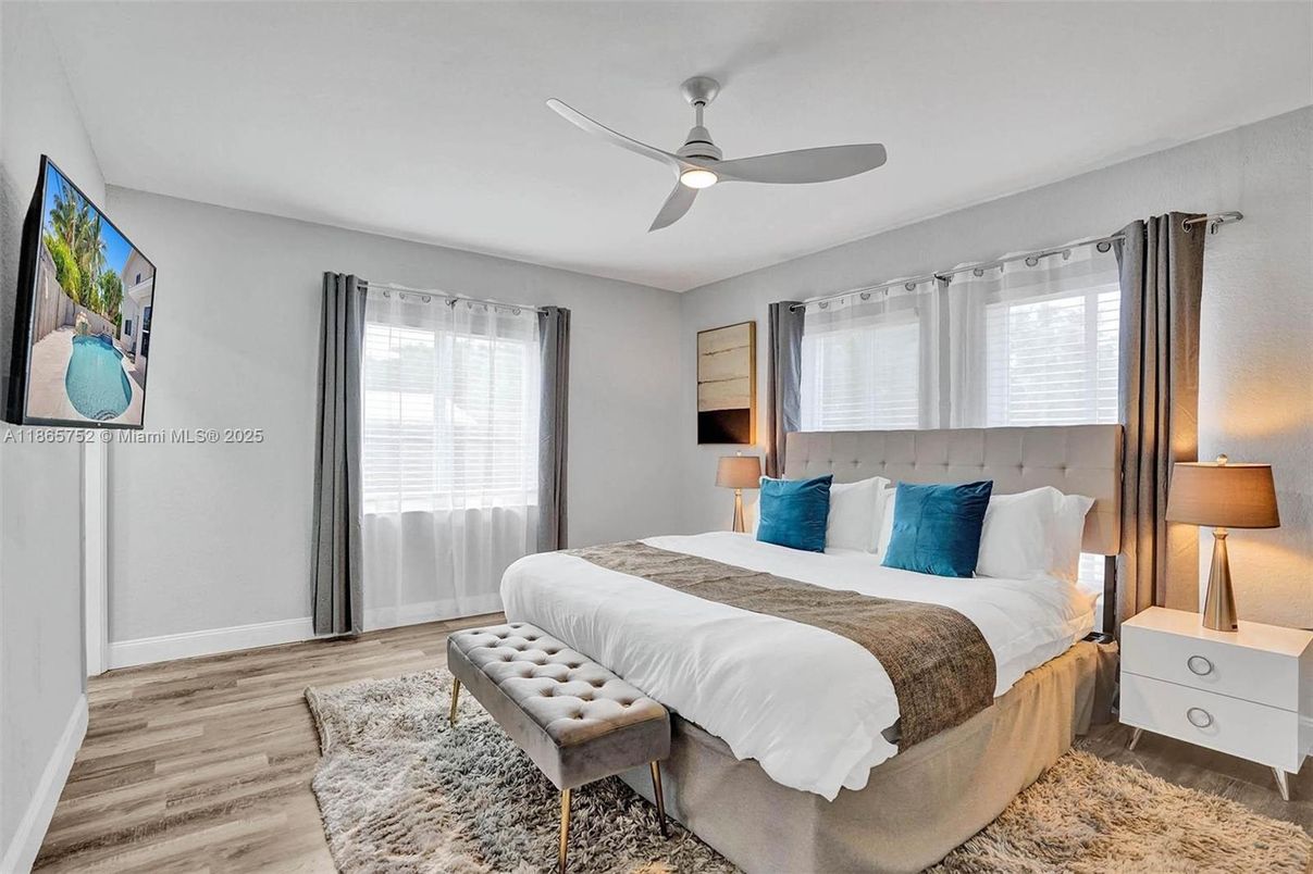 Bedroom, Interior, Wood Texture Flooring