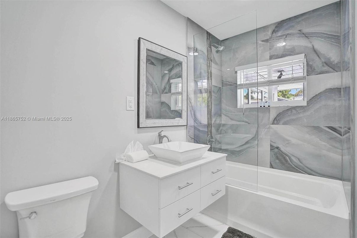 Bathroom, Glass Shower, Interior