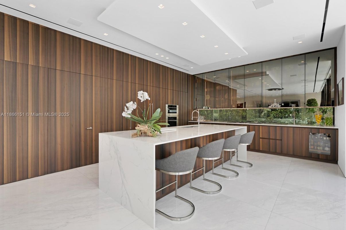 Interior, Kitchen, Marble, Recessed Lighting