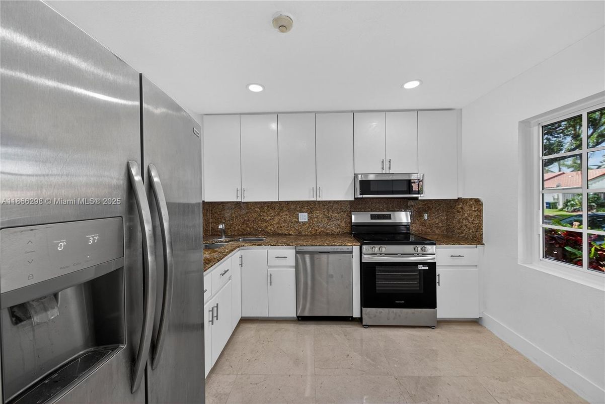 Interior, Kitchen, Recessed Lighting, Stainless Steel Appliances