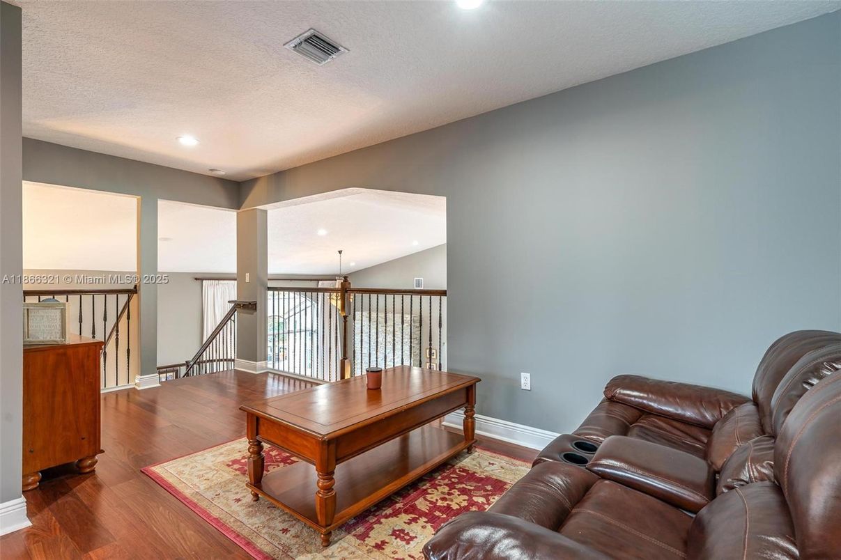 Home Theatre Room, Interior, Recessed Lighting, Wood Texture Flooring