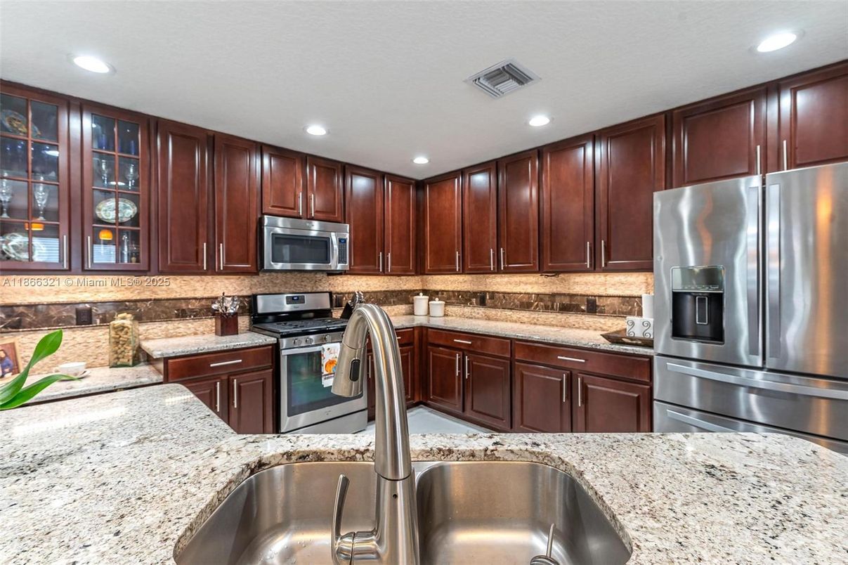 Interior, Kitchen, Recessed Lighting, Stainless Steel Appliances