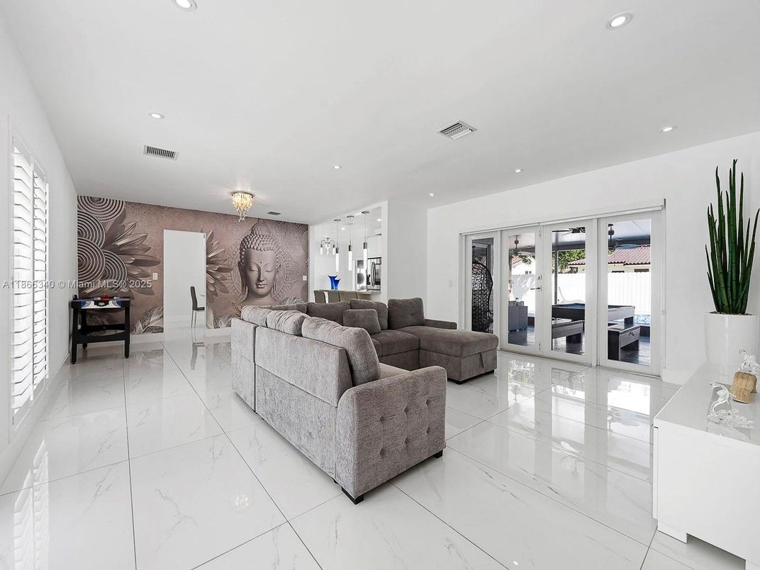 Interior, Living room, Marble, Recessed Lighting