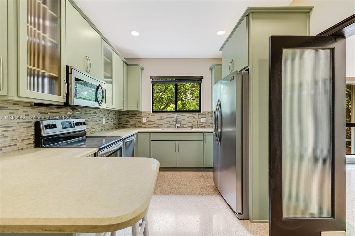 Interior, Kitchen, Recessed Lighting, Stainless Steel Appliances