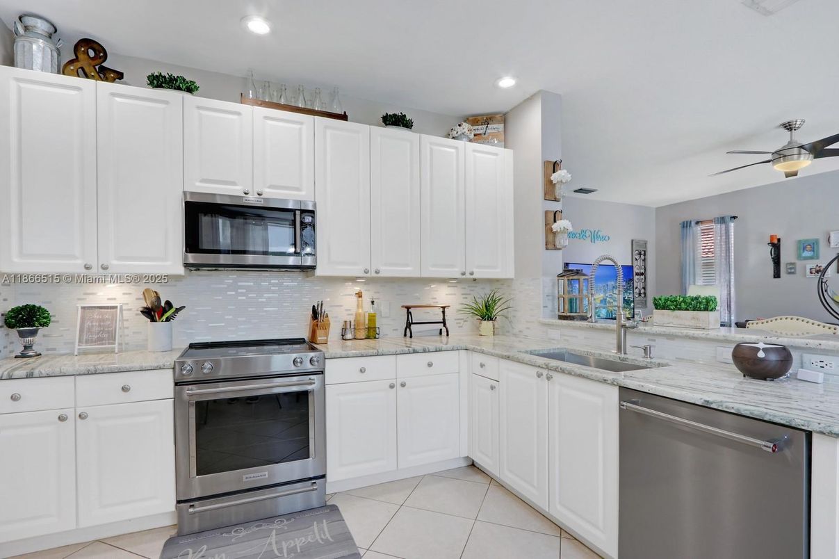 Interior, Kitchen, Recessed Lighting, Stainless Steel Appliances