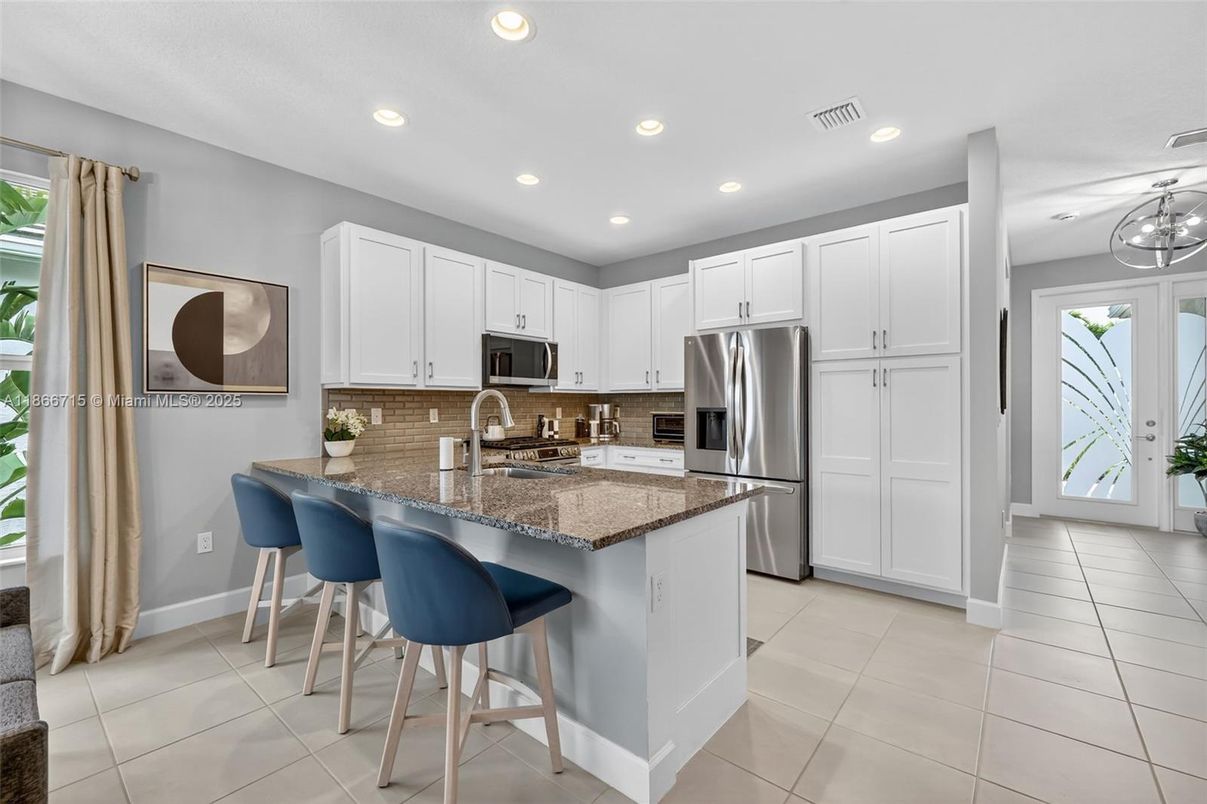 Interior, Kitchen, Recessed Lighting, Stainless Steel Appliances