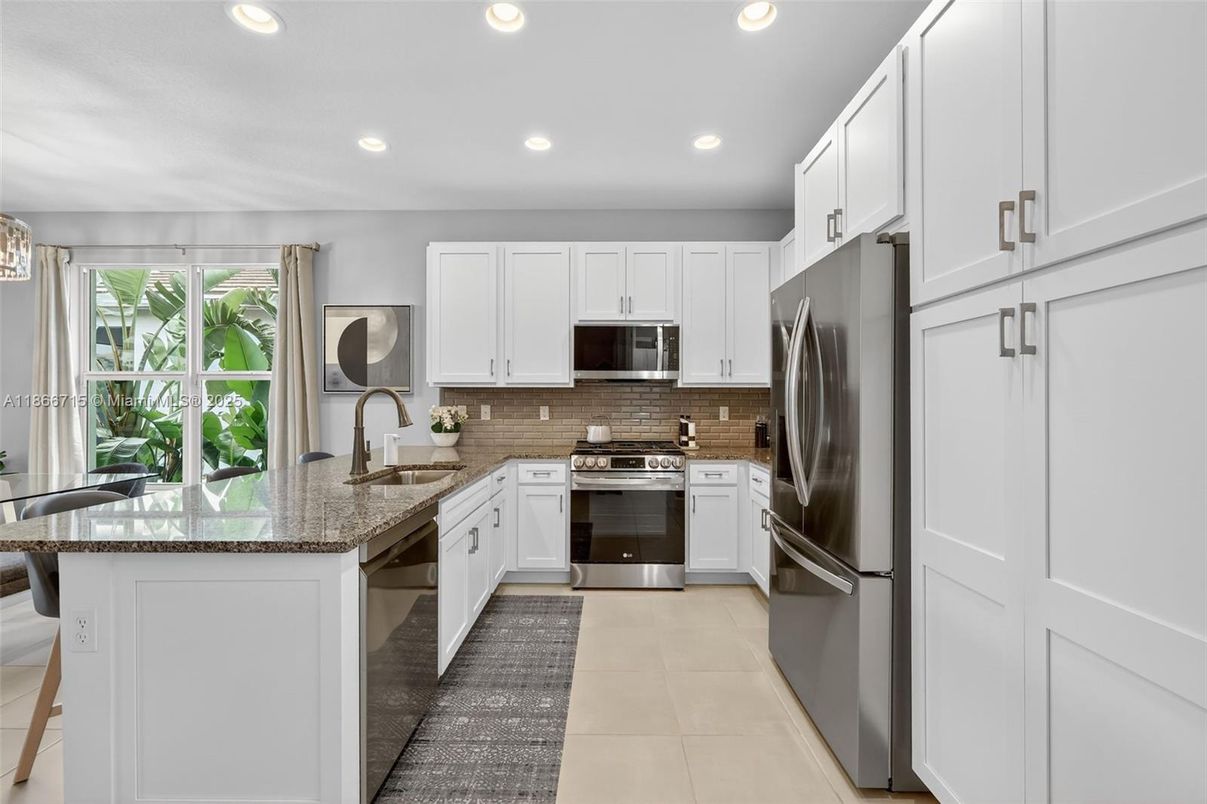 Interior, Kitchen, Recessed Lighting, Stainless Steel Appliances