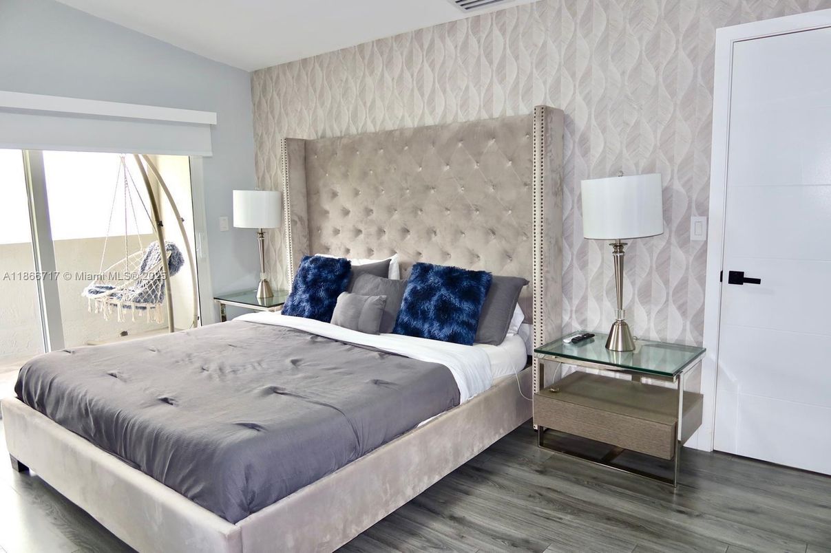 Bedroom, Interior, Wood Texture Flooring
