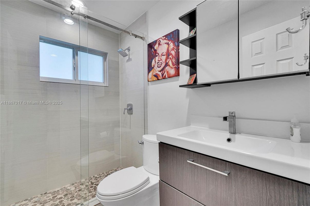 Bathroom, Glass Shower, Interior