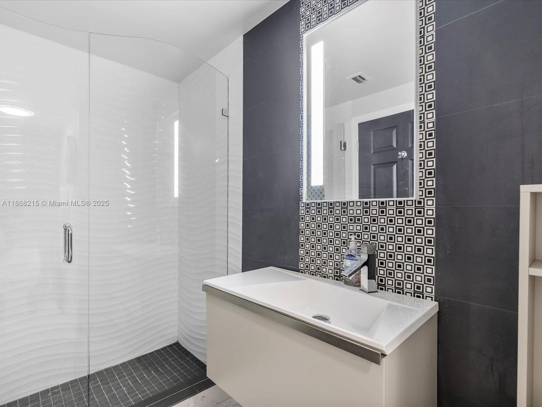 Bathroom, Glass Shower, Interior