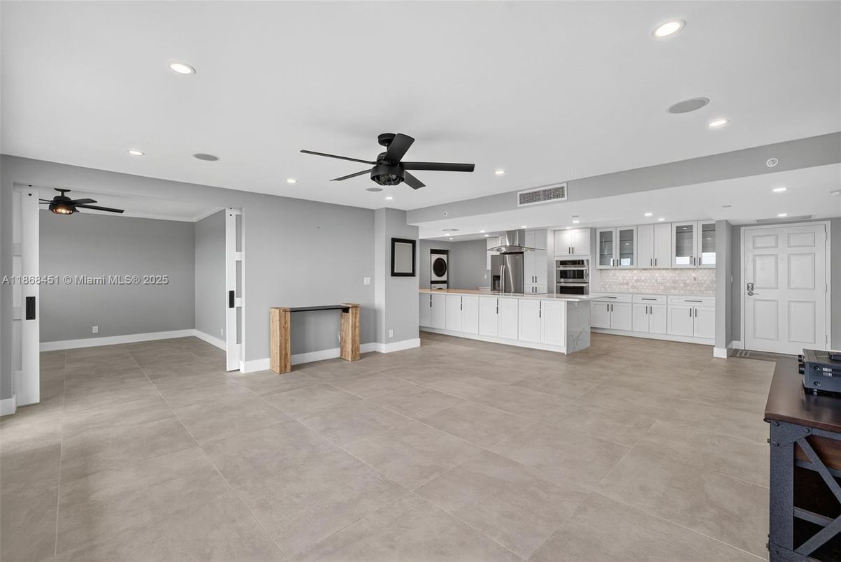 Interior, Kitchen, Recessed Lighting, Stainless Steel Appliances