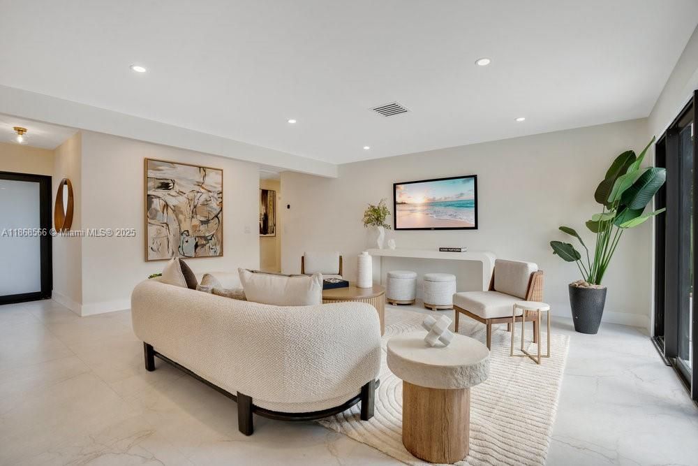 Interior, Living room, Marble, Recessed Lighting