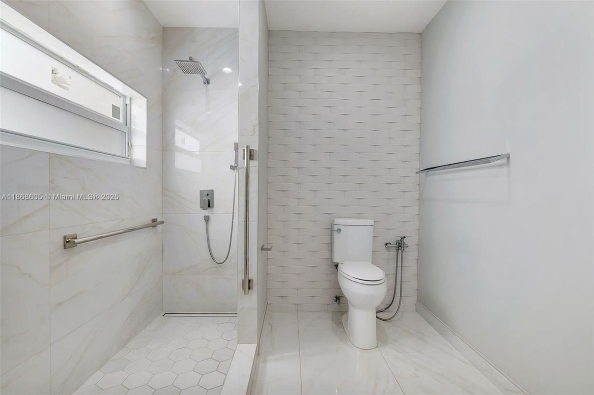 Bathroom, Glass Shower, Interior, Marble Walls