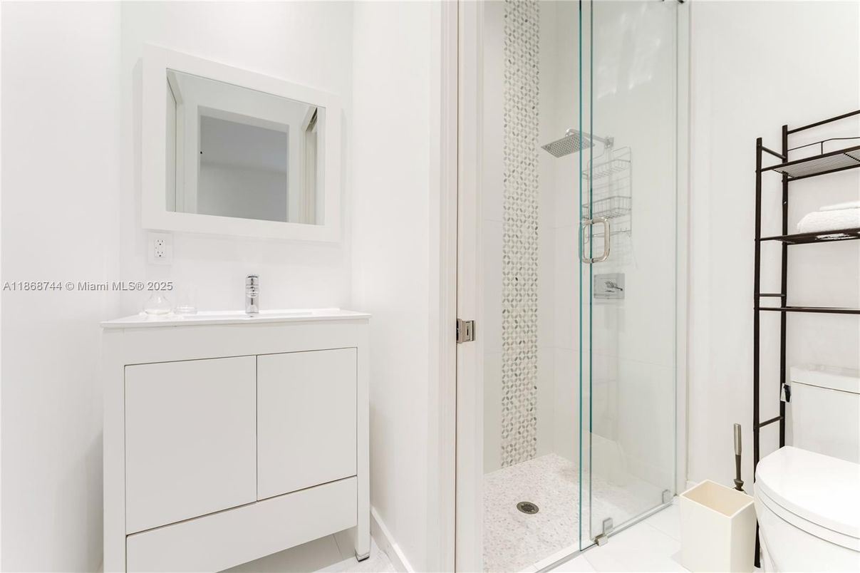 Bathroom, Glass Shower, Interior