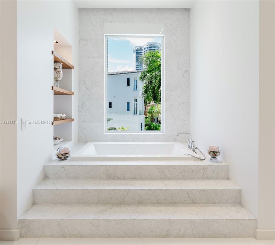 Bathroom, Interior, Marble Walls