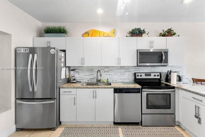 Interior, Kitchen, Recessed Lighting, Stainless Steel Appliances