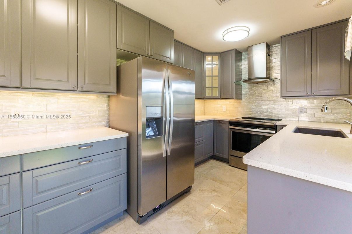 Interior, Kitchen, Recessed Lighting, Stainless Steel Appliances