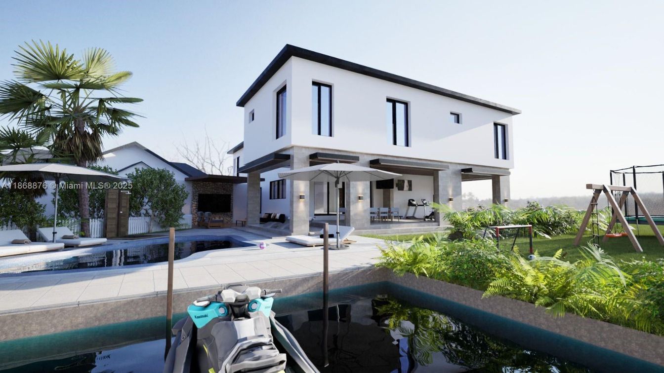 Backyard, Exterior, Playground, Pool