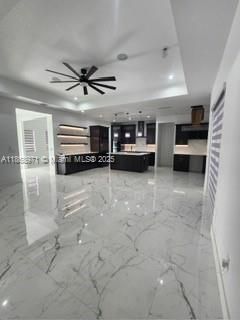 Interior, Kitchen, Marble, Pendant Lights, Recessed Lighting, Stainless Steel Appliances