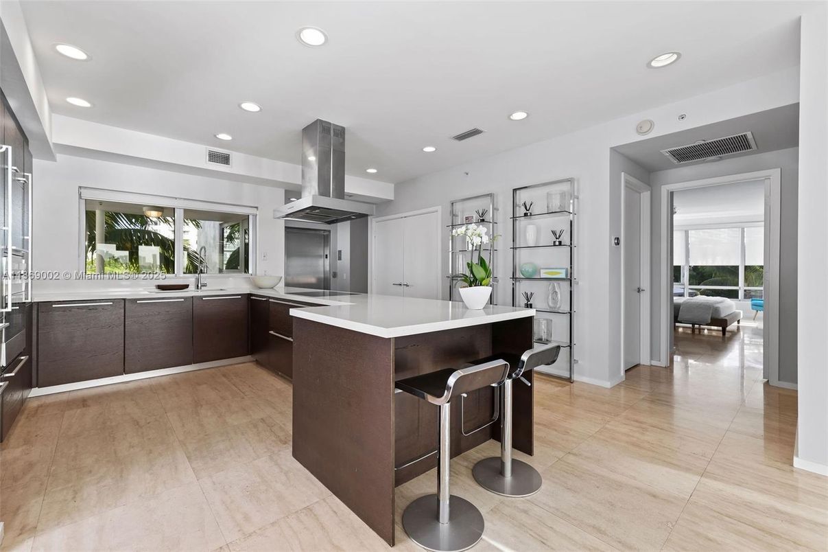 Interior, Kitchen, Recessed Lighting, Stainless Steel Appliances