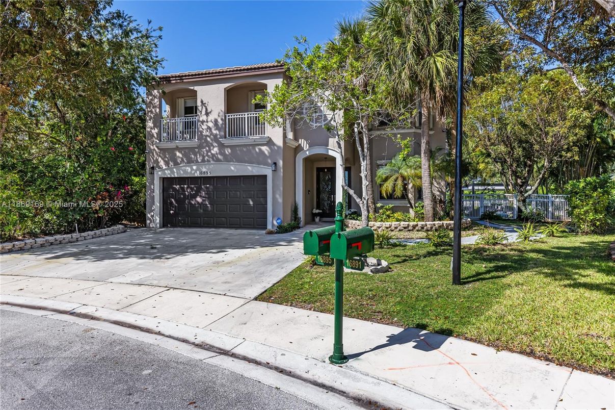 Attached, Backyard, Exterior, Facade, Mediterranean