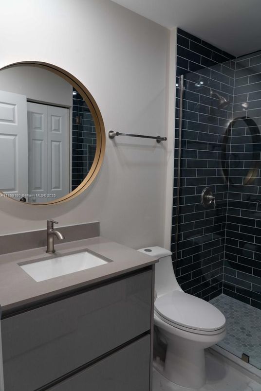 Bathroom, Glass Shower, Interior