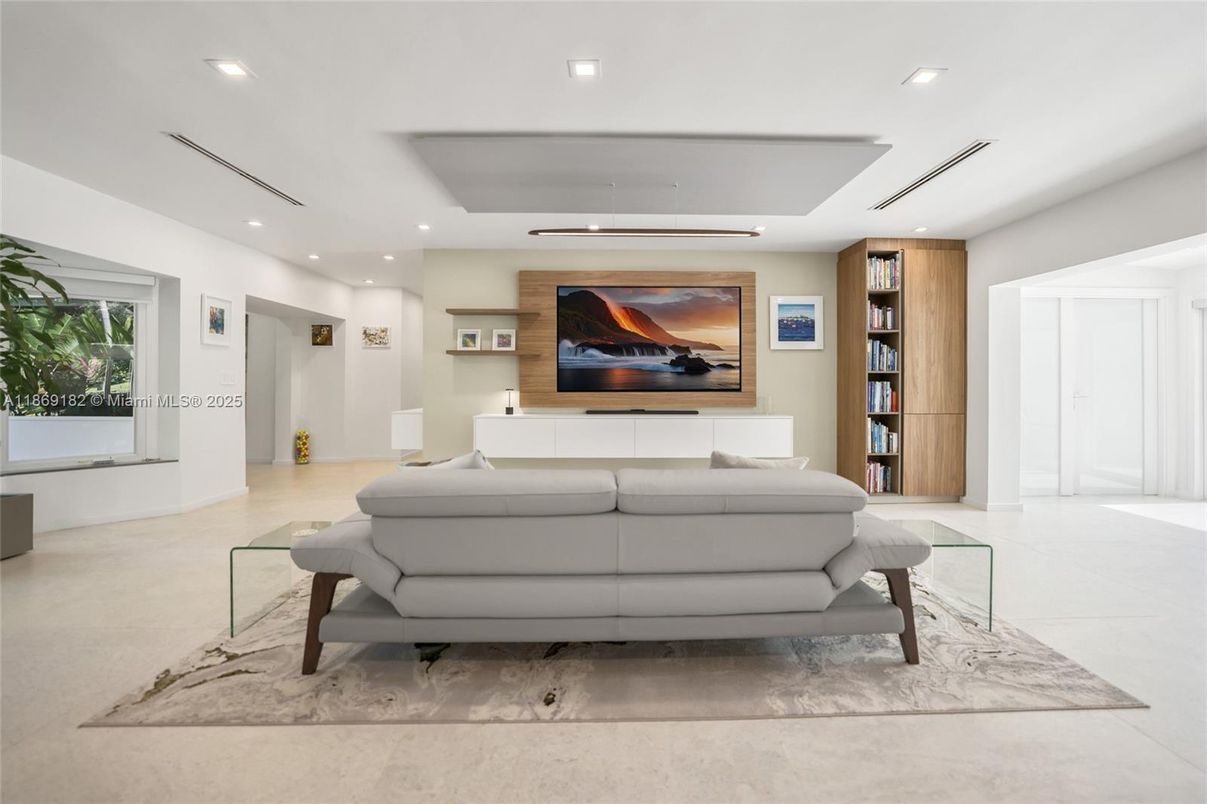 Interior, Living room, Recessed Lighting