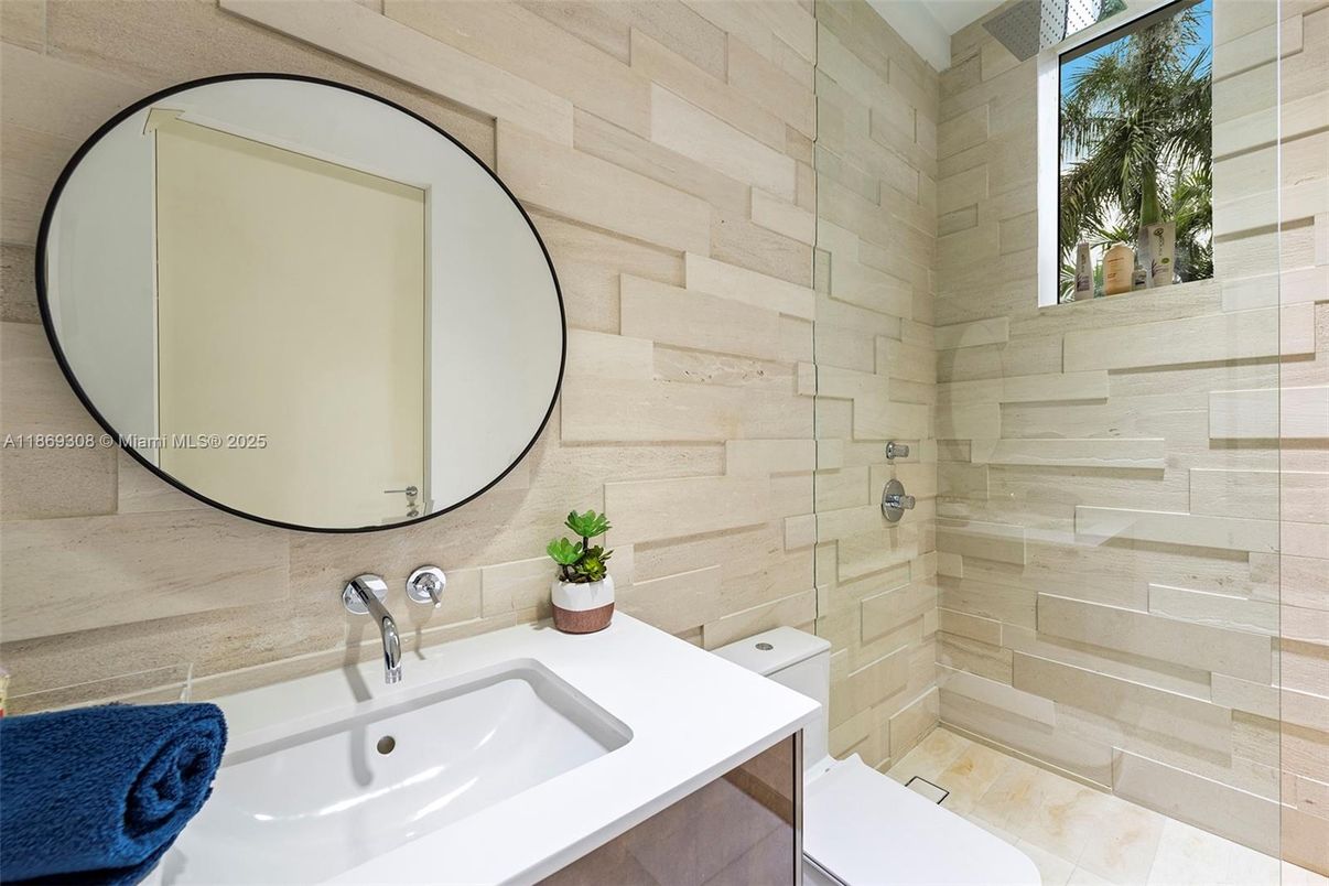 Bathroom, Glass Shower, Interior