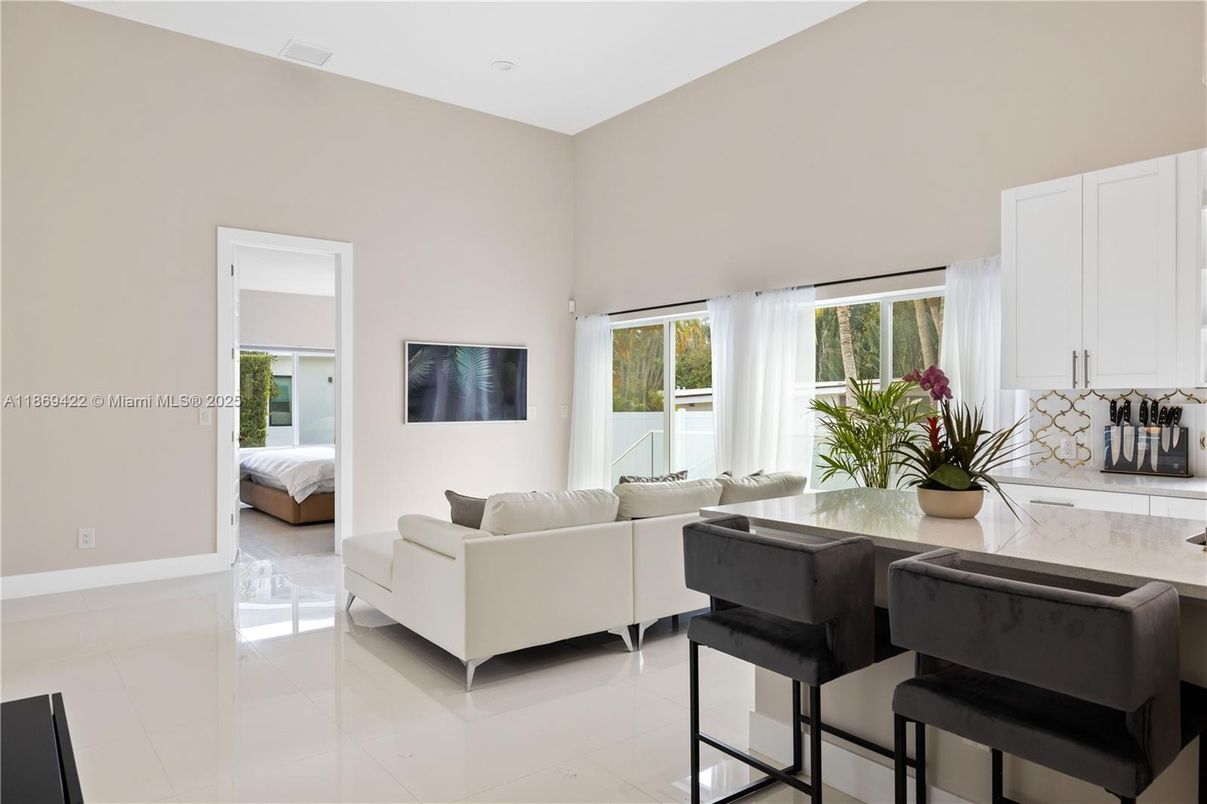 Interior, Living room, Recessed Lighting
