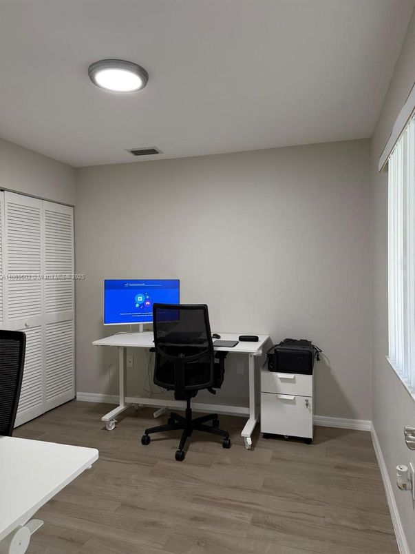 Home Office, Interior, Wood Texture Flooring
