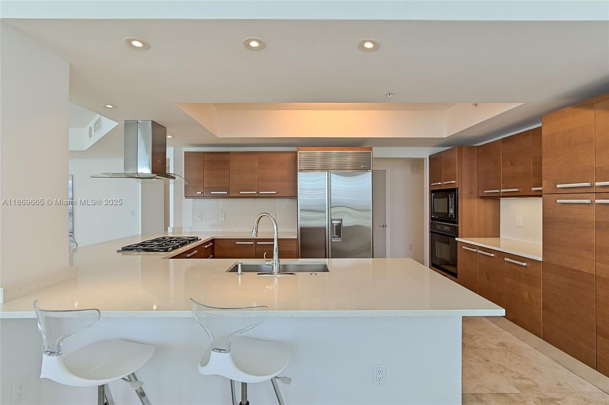 Interior, Kitchen, Recessed Lighting, Stainless Steel Appliances
