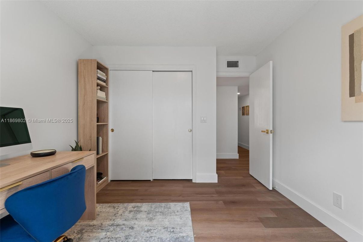 Home Office, Interior, Wood Texture Flooring