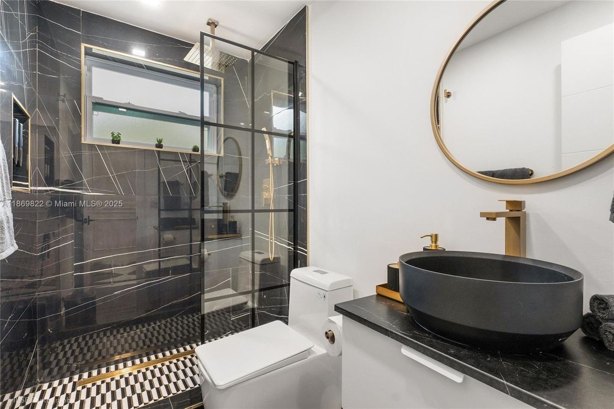 Bathroom, Glass Shower, Interior