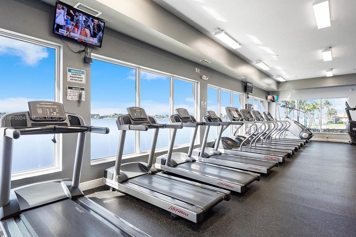 Fitness Equipment, Gym, Interior