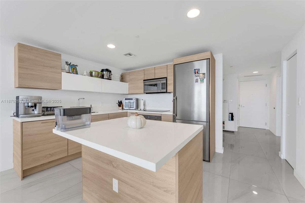 Interior, Kitchen, Recessed Lighting, Stainless Steel Appliances