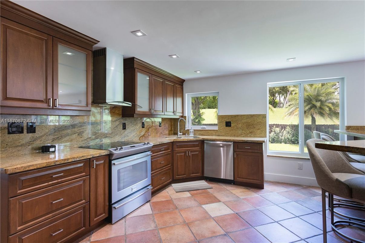 Interior, Kitchen, Recessed Lighting, Stainless Steel Appliances