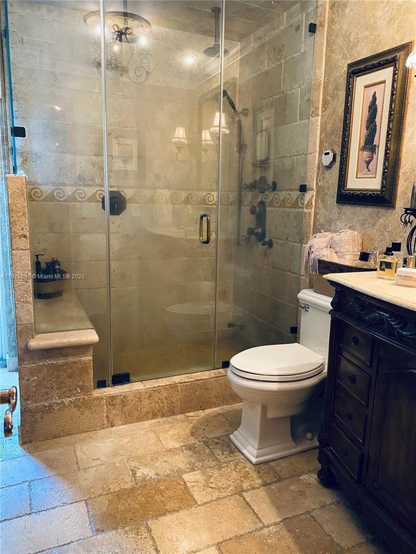 Bathroom, Glass Shower, Interior