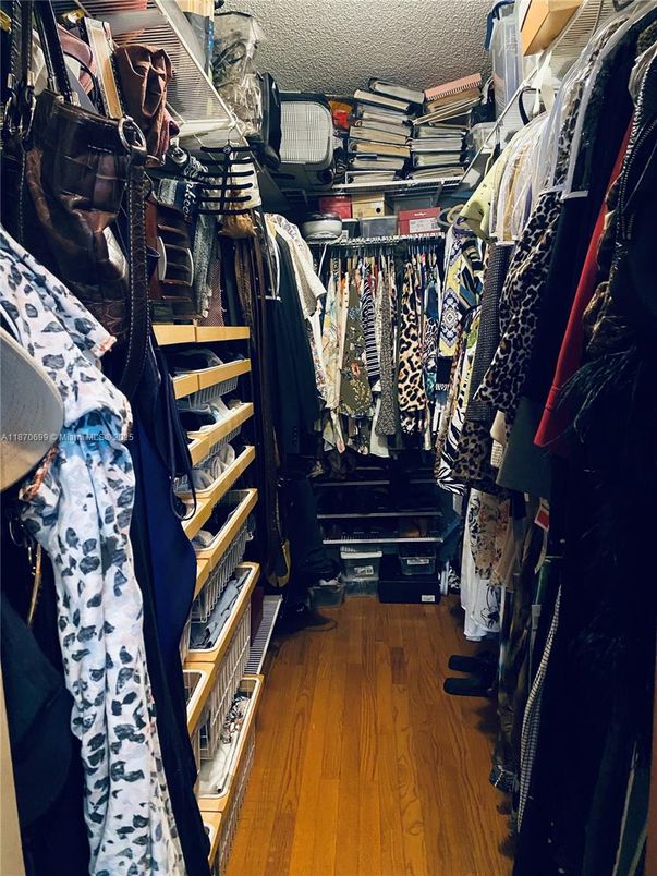 Interior, Walk-in Closets, Wood Texture Flooring