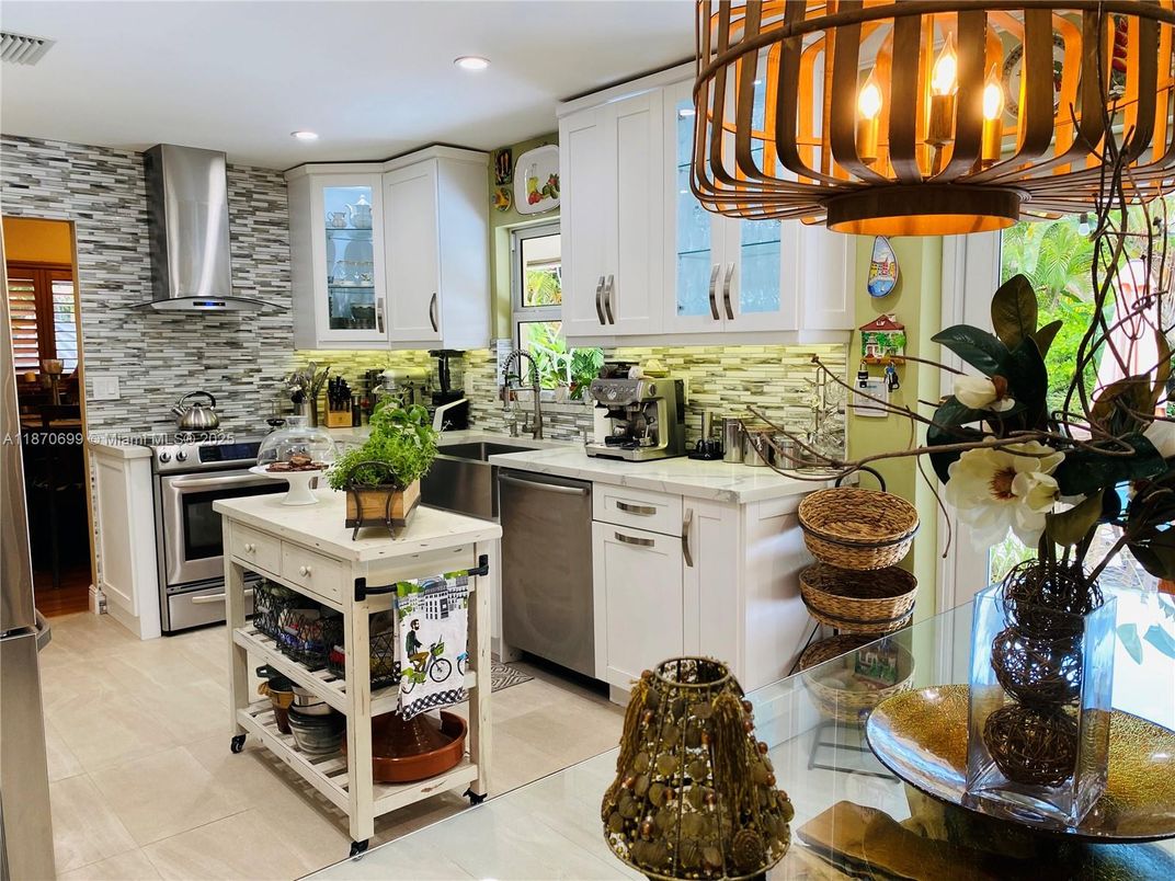 Interior, Kitchen, Recessed Lighting, Stainless Steel Appliances