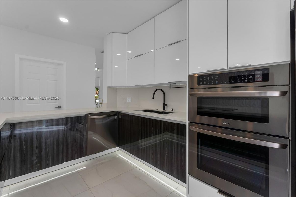 Interior, Kitchen, Recessed Lighting, Stainless Steel Appliances