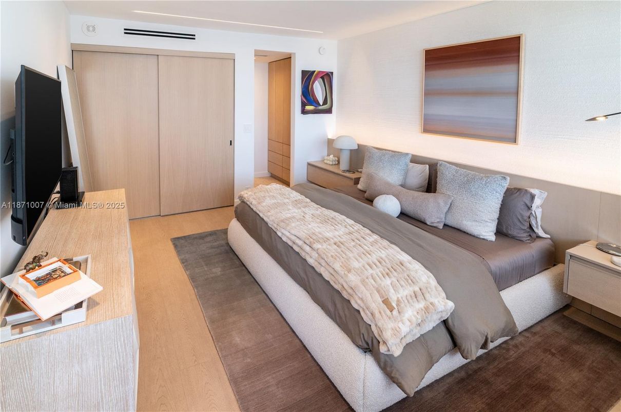 Bedroom, Interior, Wood Texture Flooring