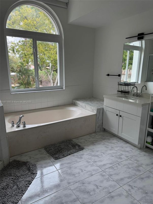 Bathroom, Dual Sink Vanities, Interior, Marble