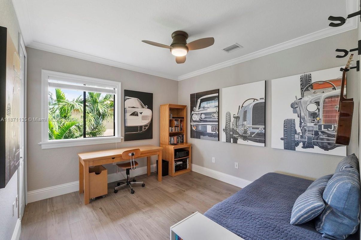 Home Office, Interior, Wood Texture Flooring