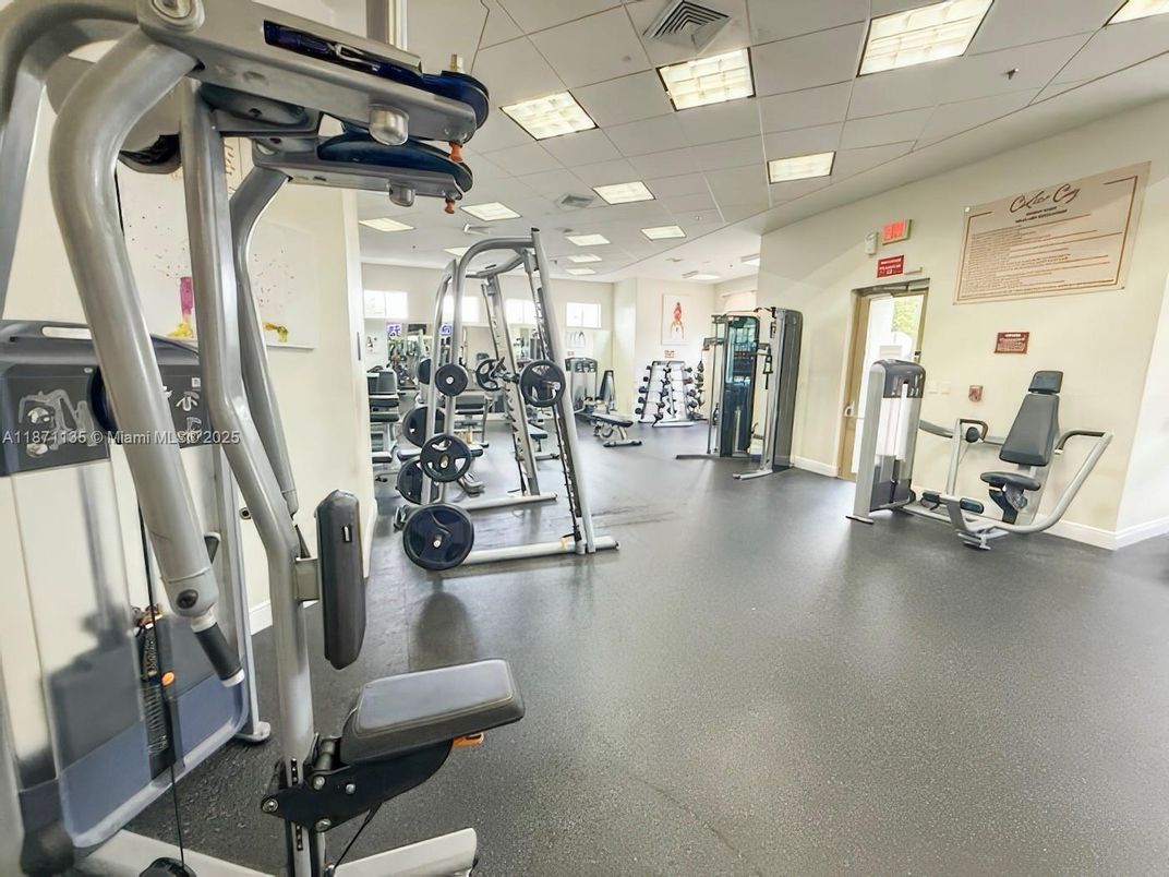 Fitness Equipment, Gym, Interior