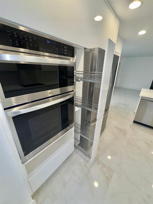 Interior, Kitchen, Recessed Lighting, Stainless Steel Appliances