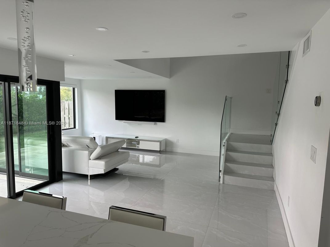 Interior, Living room, Marble, Recessed Lighting
