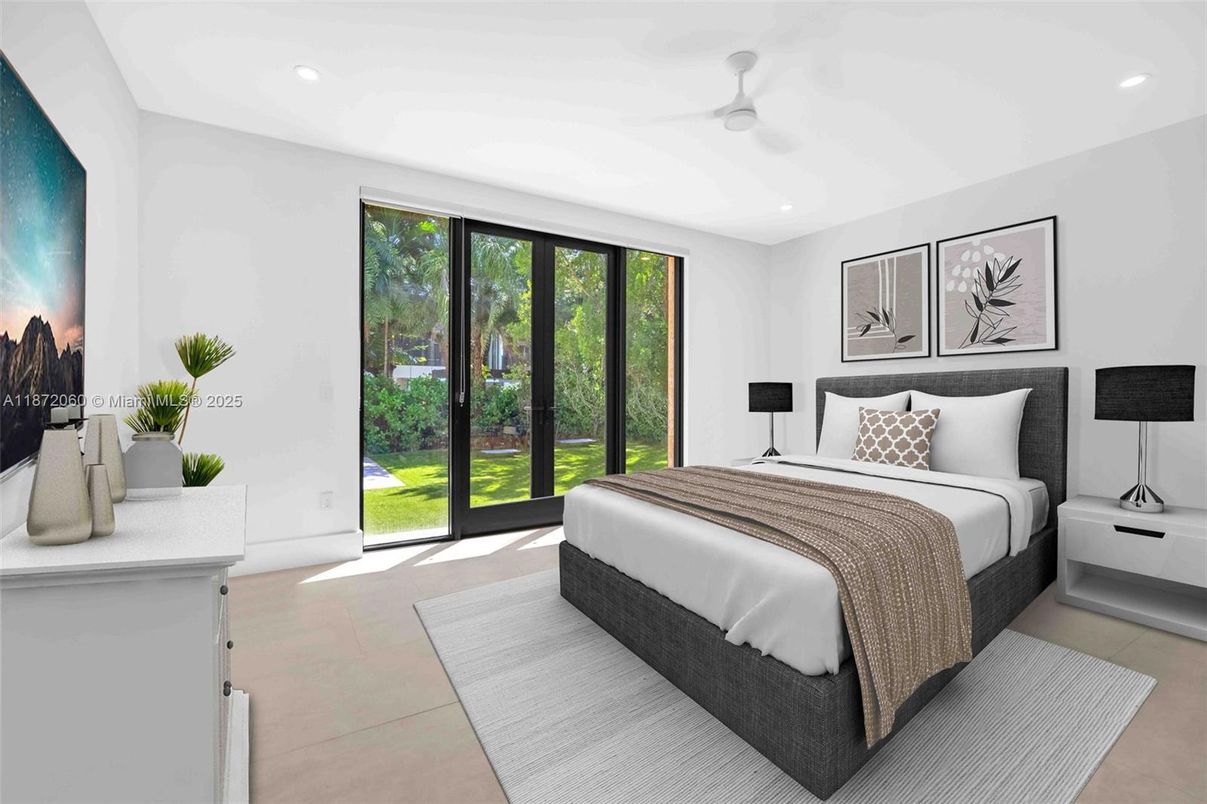 Bedroom, Interior, Recessed Lighting