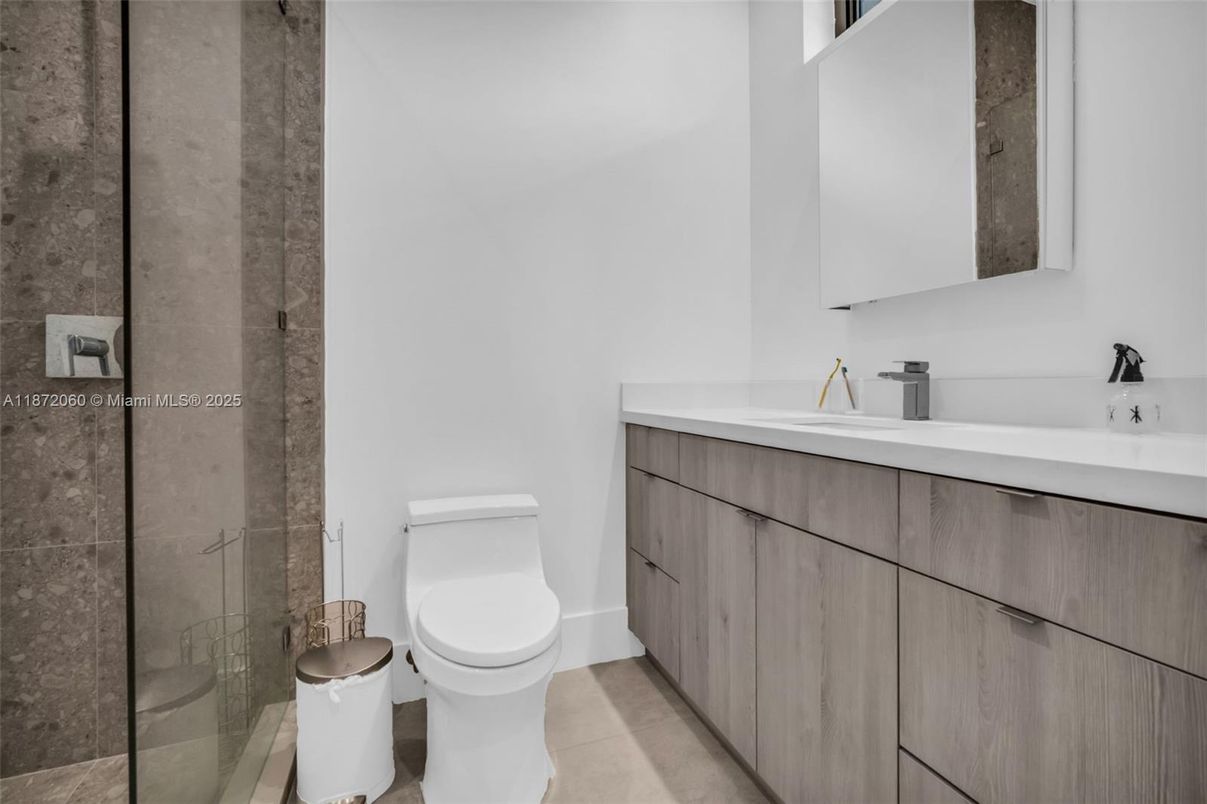 Bathroom, Glass Shower, Interior