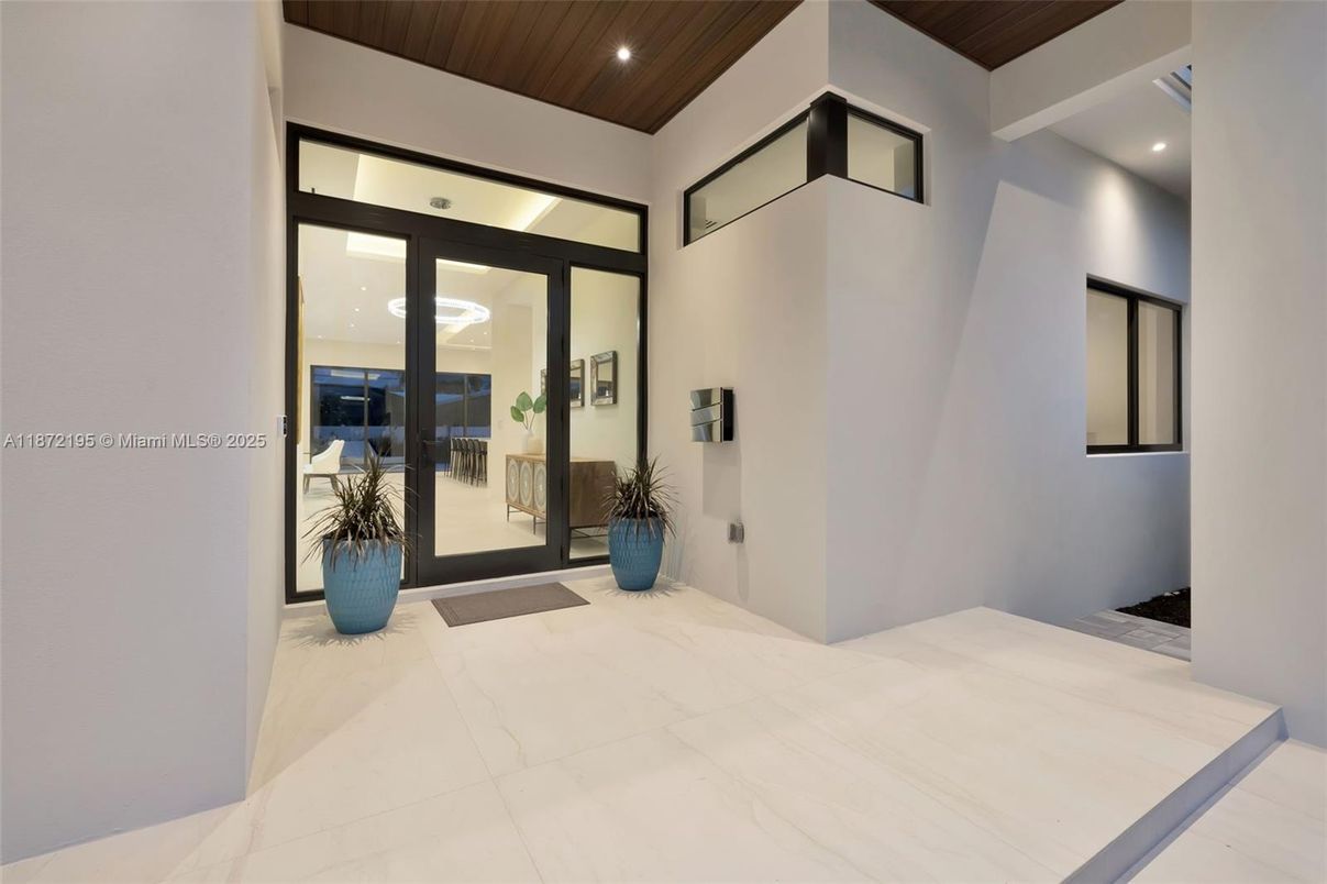 Interior, Marble, Recessed Lighting, Wooden Ceilings